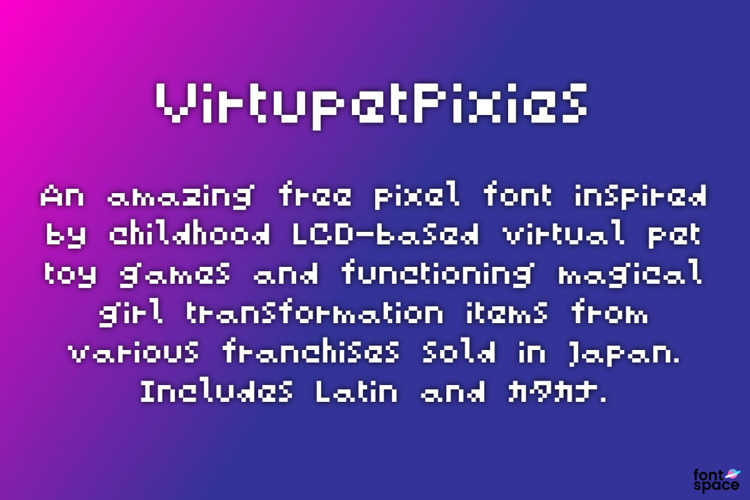 VirtupetPixies Font