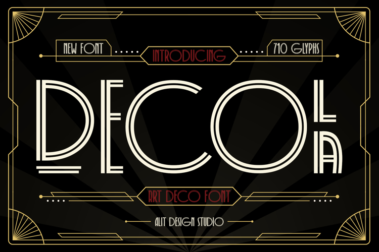 Preview of Decola Font