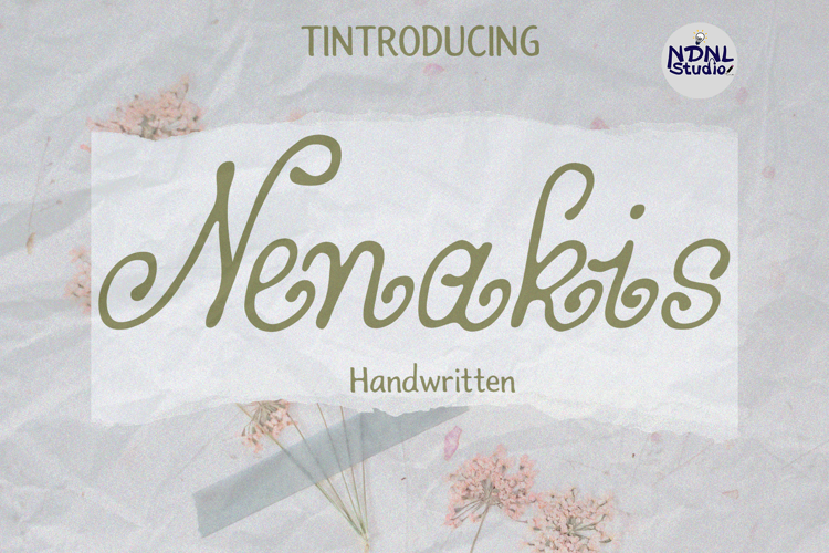 Preview of Nenakis Font