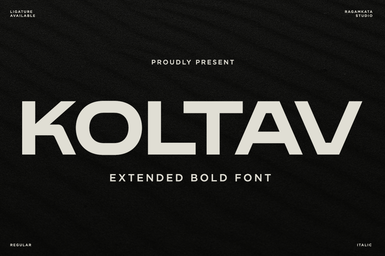 Preview of Koltav Font