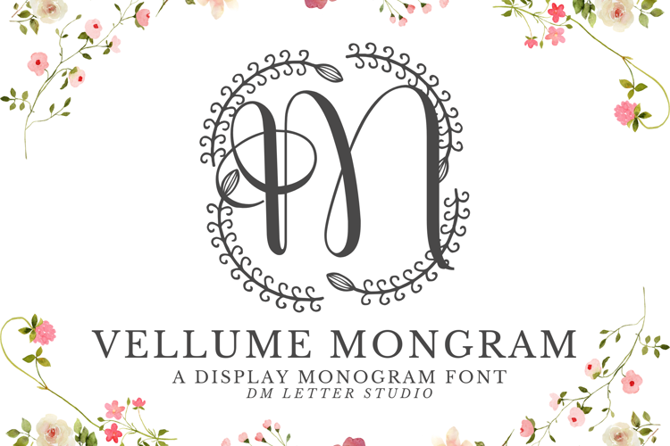 Preview of Vellume Monogram Font