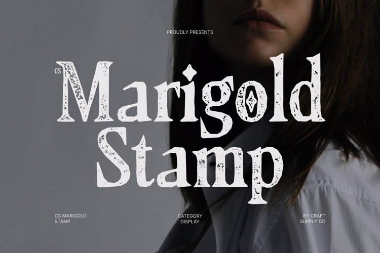Preview of CS Marigold Stamp Font