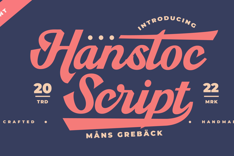 Hanstoc Script Font