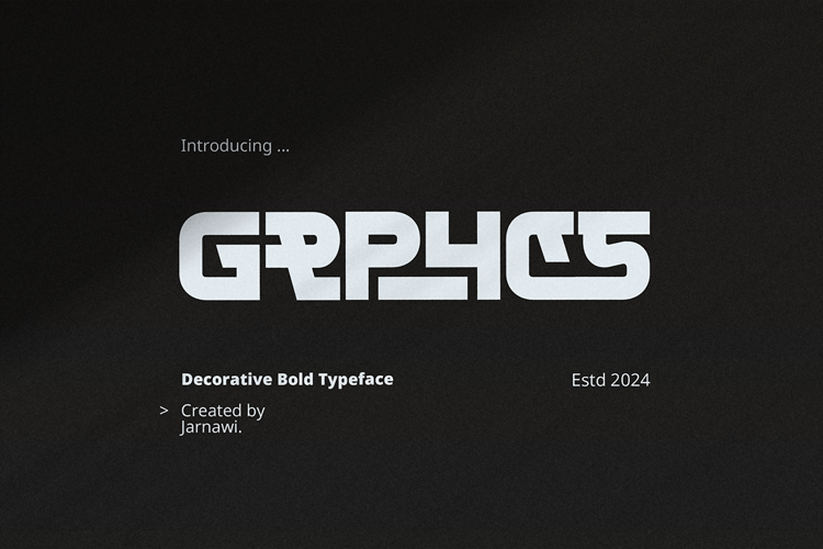 Preview of Grphcs Font