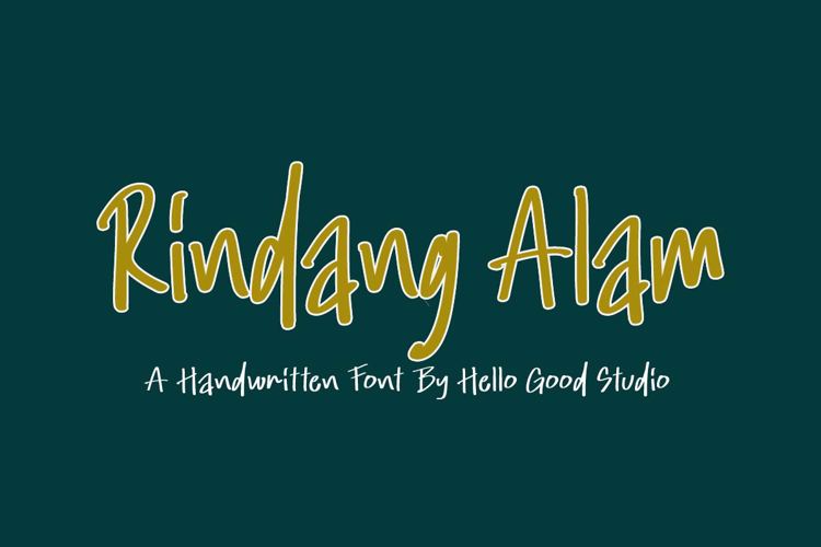 Preview of Rindang Alam Font