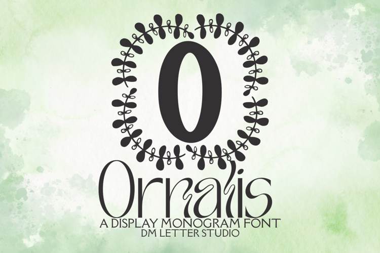 Preview of Ornalis Monogram Font