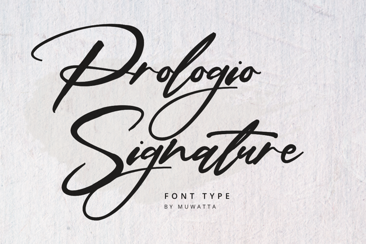 Prologie Signature Font