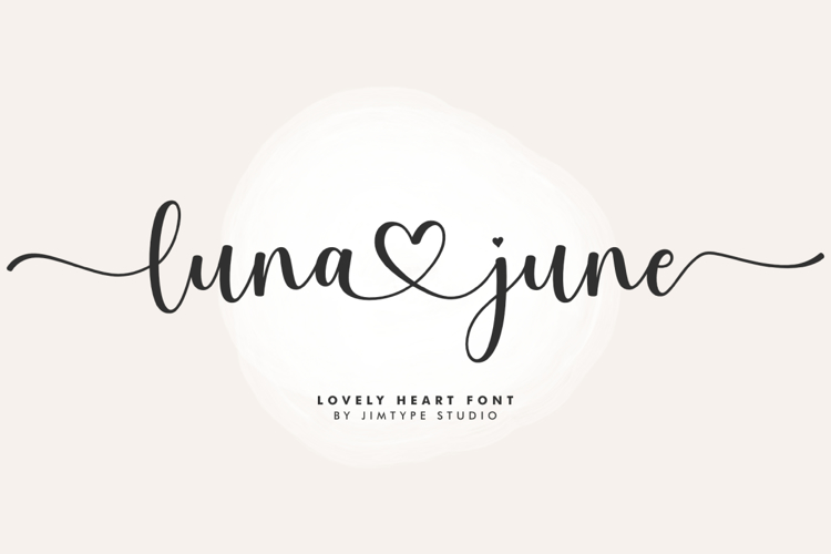 Preview of Luna June Font