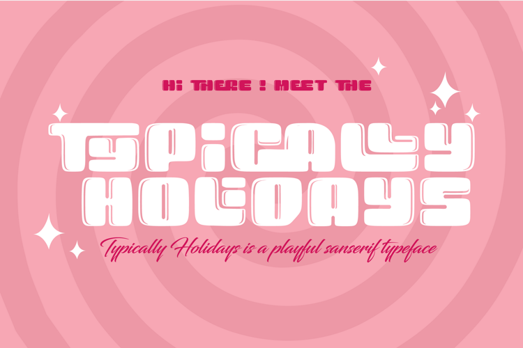 typically holidays Font