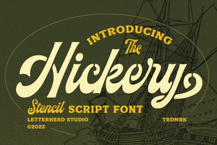 Hickery Script Font