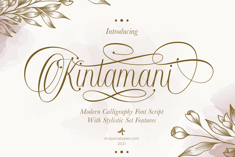 Kintamani Script Font