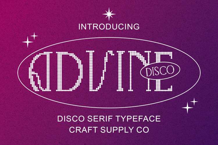 Advine Disco Font