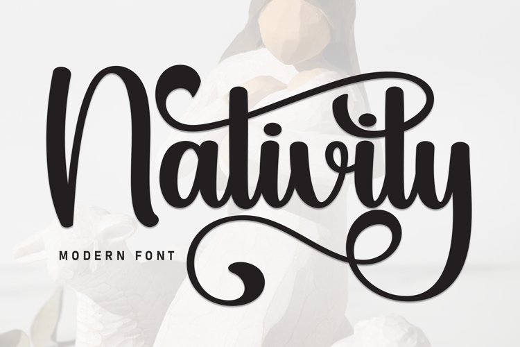 Preview of Nativity Font