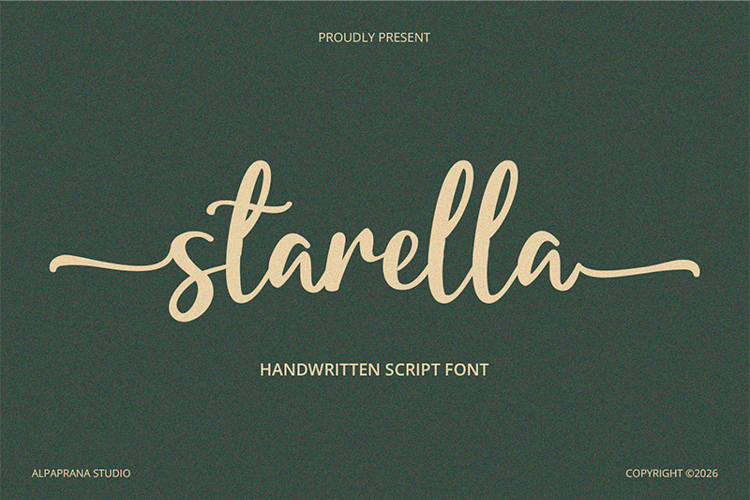 Preview of Starella Font
