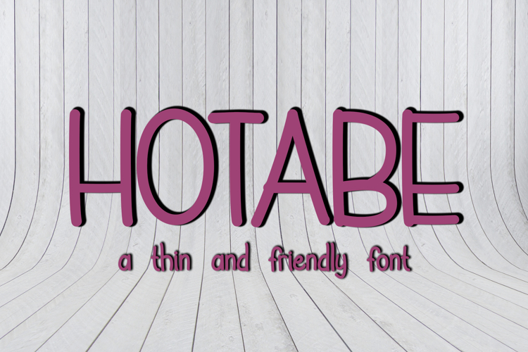 Hotabe Font