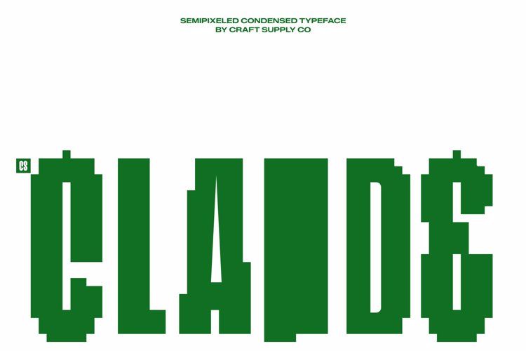 Preview of CS Claude Semipixel Font