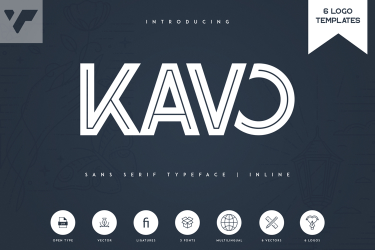 Kavo Inline Font