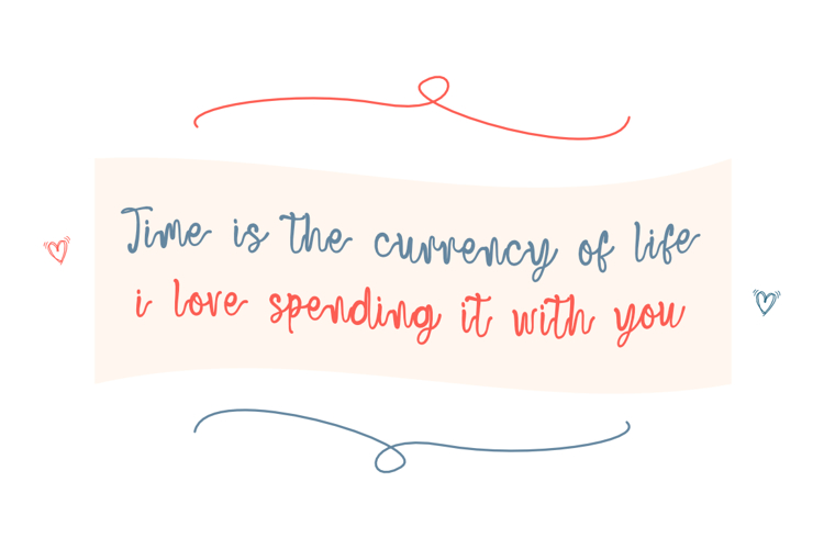 Preview of Bouncy Scribble Font