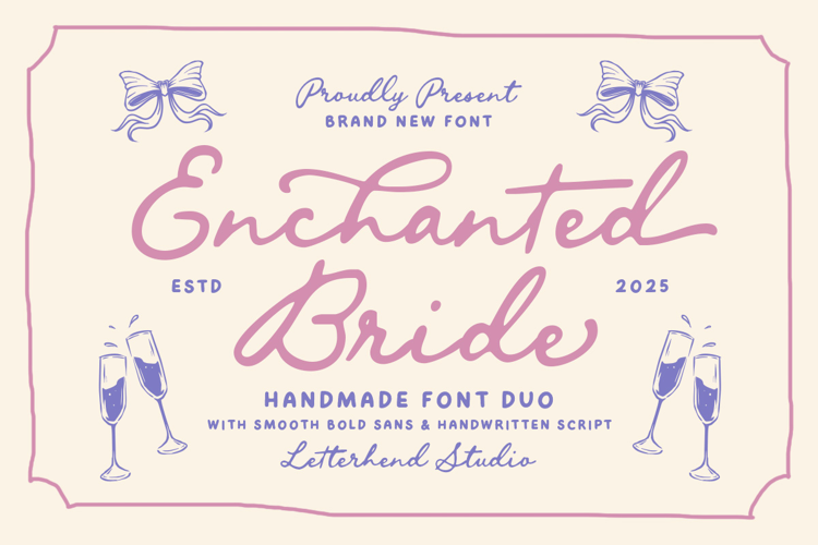 Preview of Enchanted Bride Sans Font
