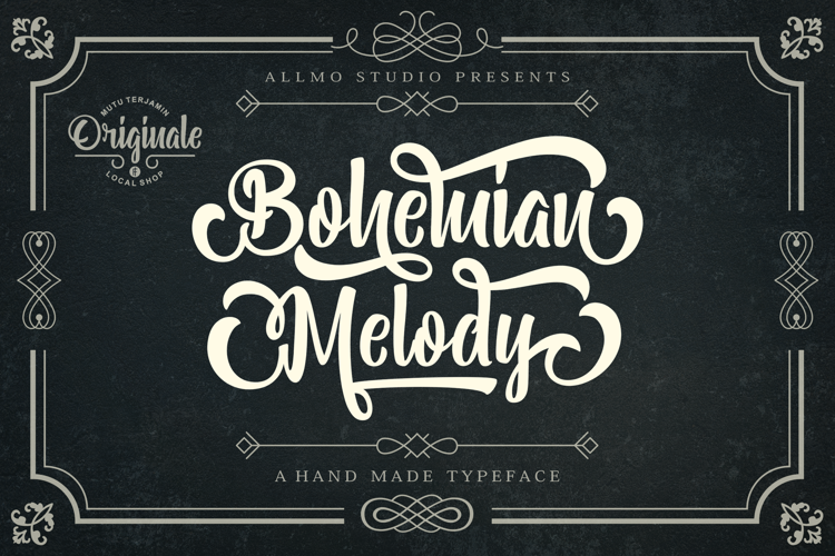 Bohemian Melody Demo Font