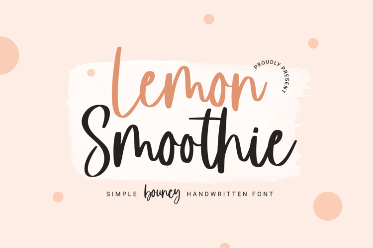 Lemon Smoothie Font