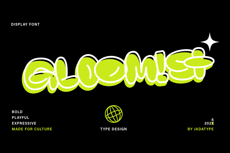 Preview of Gloomist Outline Font