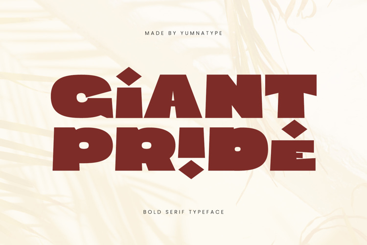 Giant Pride Font