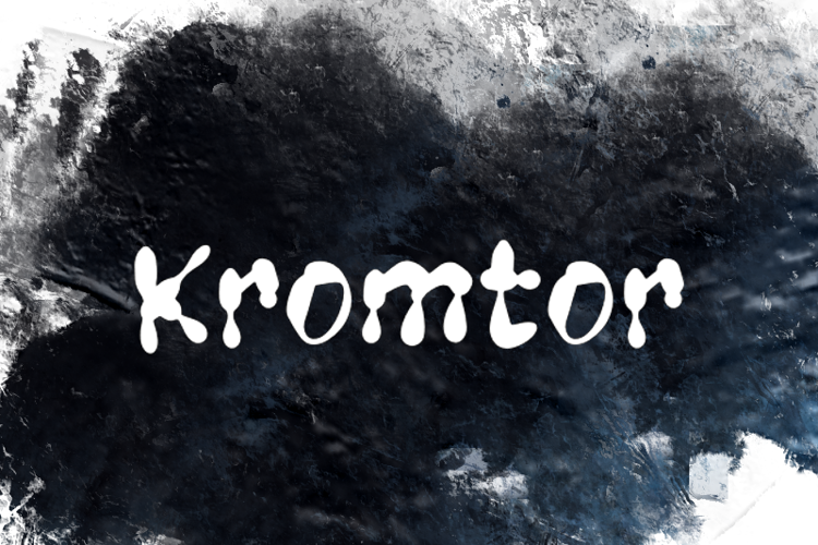 K Kromtor Font