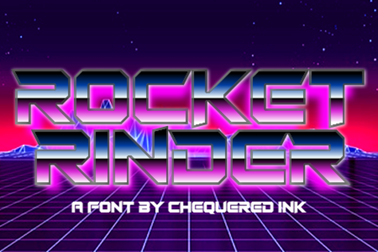 Rocket Rinder Font