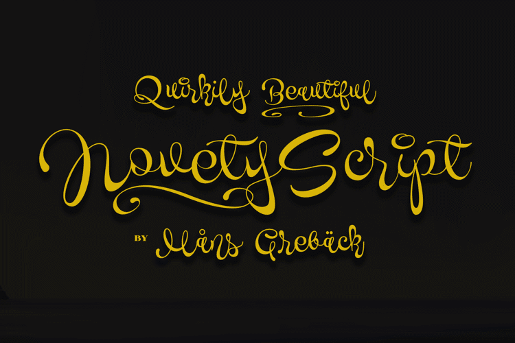 Novety Script Font