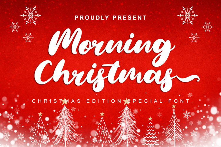 Morning Christmas Brush Font