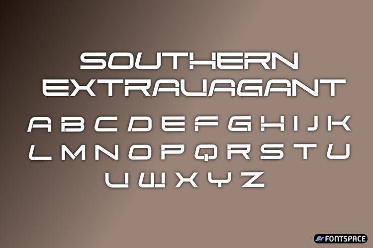 Preview of Southern Extravagant Font