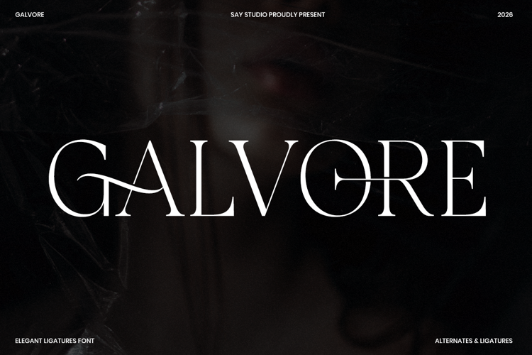 Preview of Galvore DEMO Font