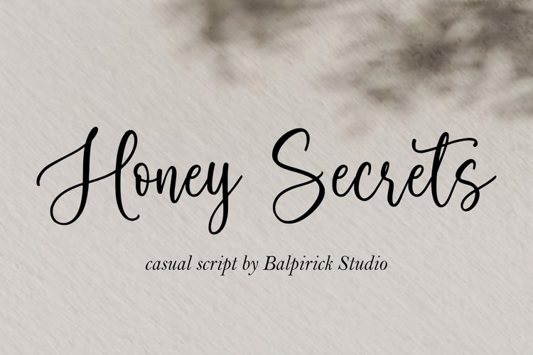 Honey Secrets Font