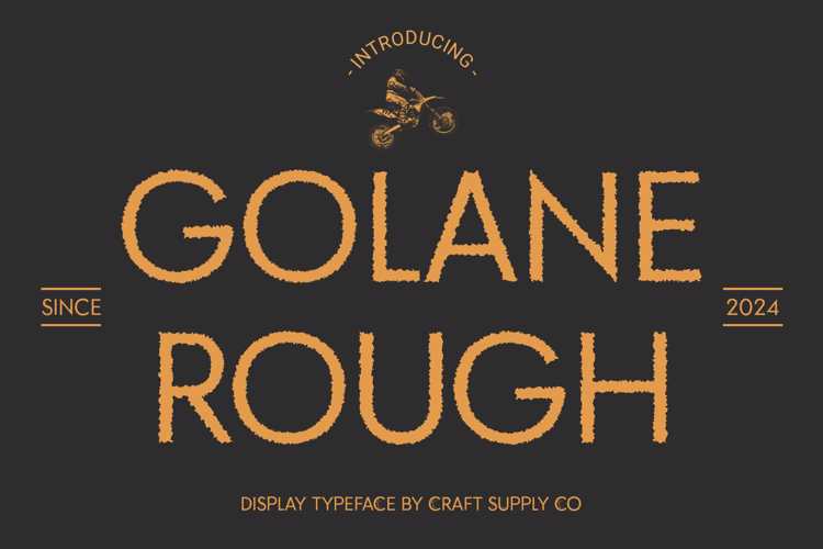 Golane Rough Font