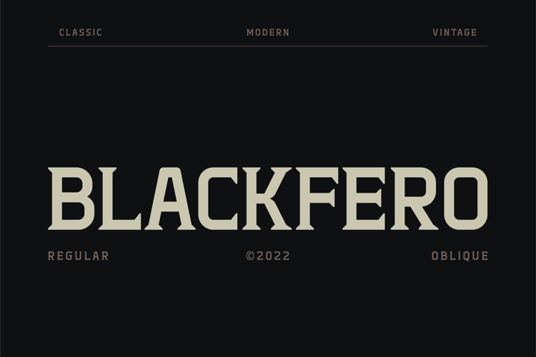 Blackfero Font