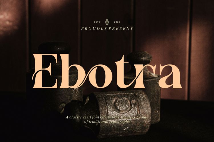 Preview of Ebotra Font