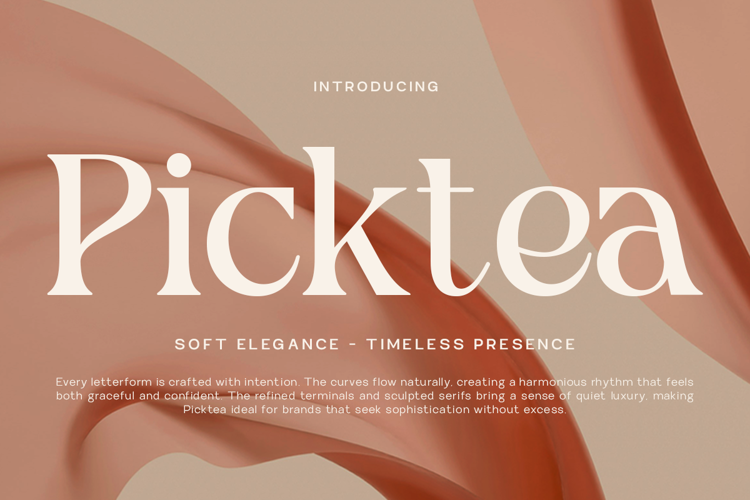 Preview of Picktea Font