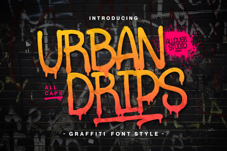 Urbandrips Font