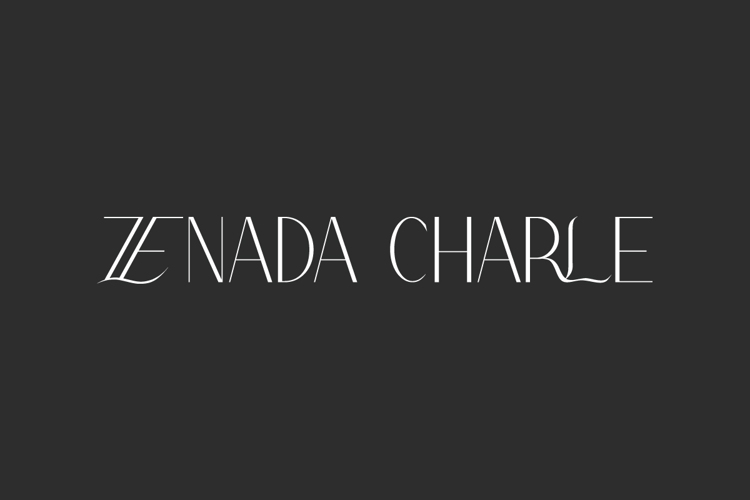 Preview of Zenada Charle Font