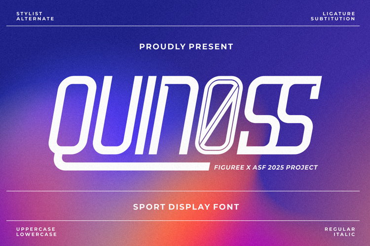 Preview of Quinoss Font