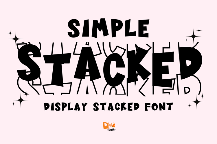 Simple Stacked Personal Font