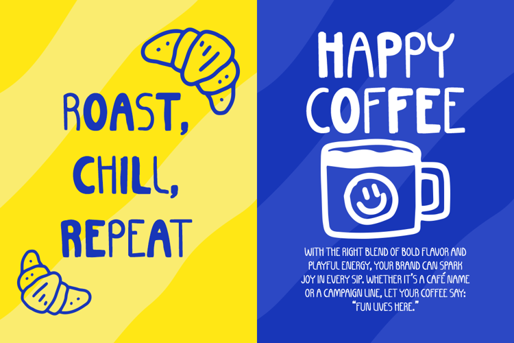 Preview of Mellowish Font