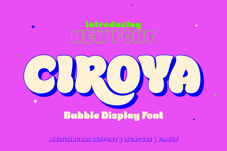 CIROYA Trial Font