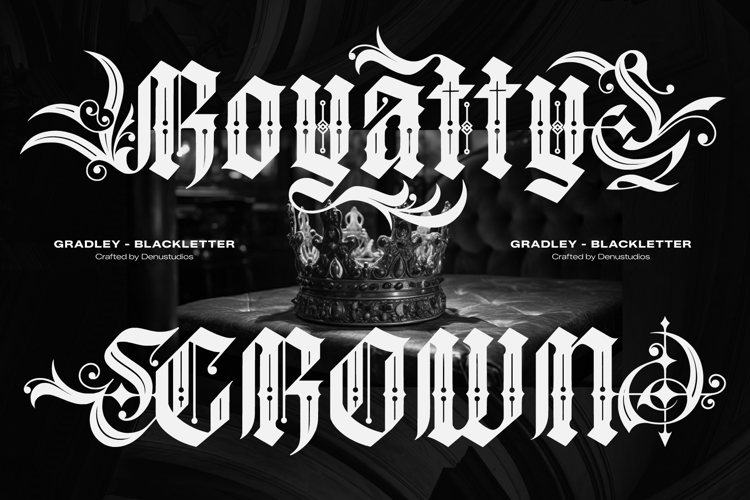 Preview of Gradley Font