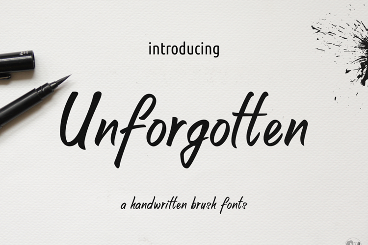 Unforgotten Font