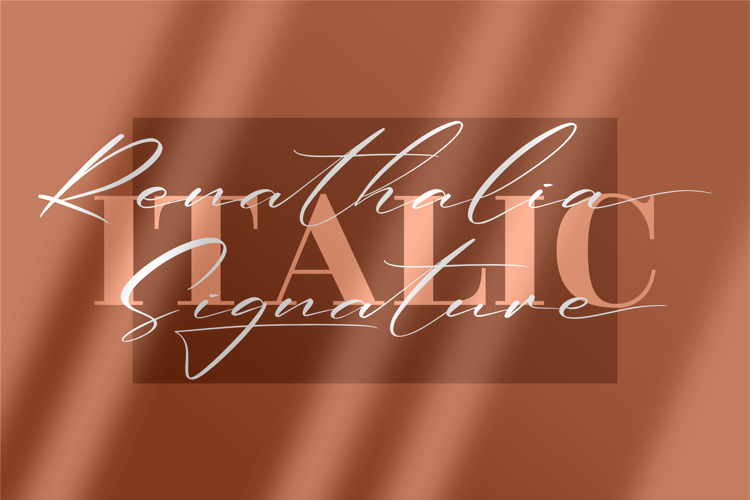 Renathalia Signature Font