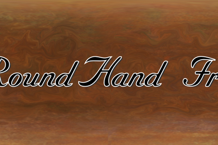 RoundHand Free Font