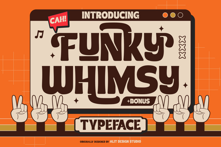 Preview of Funky Whimsy Font
