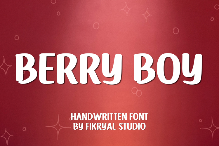 Preview of Berry Boy Font